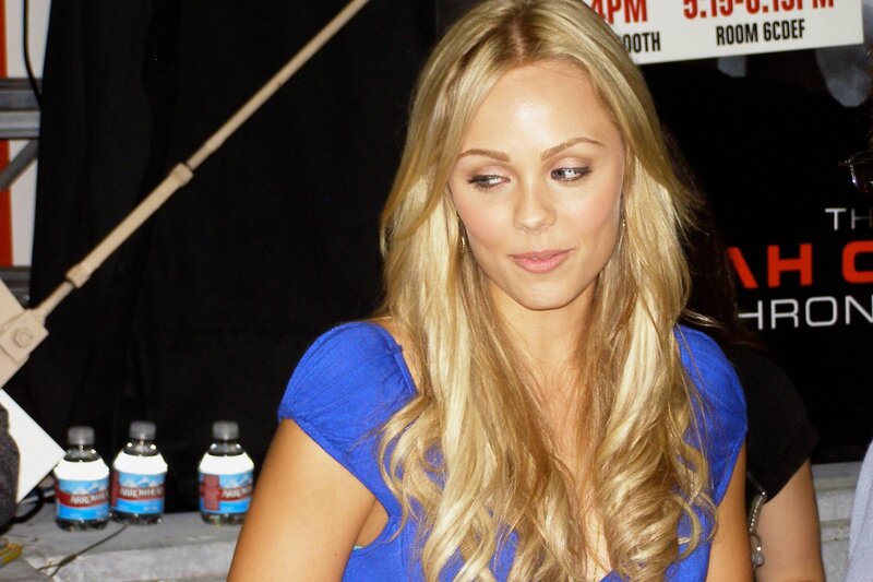 woman in blue at event