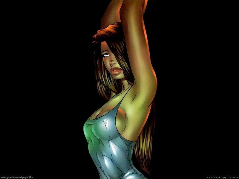 woman in blue bodysuit