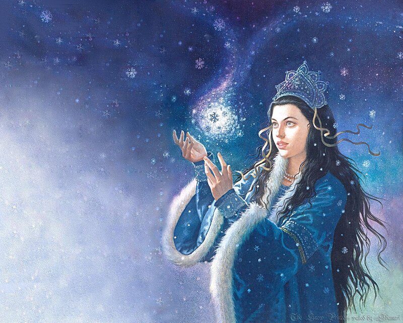 Woman in Blue Coat — Magical