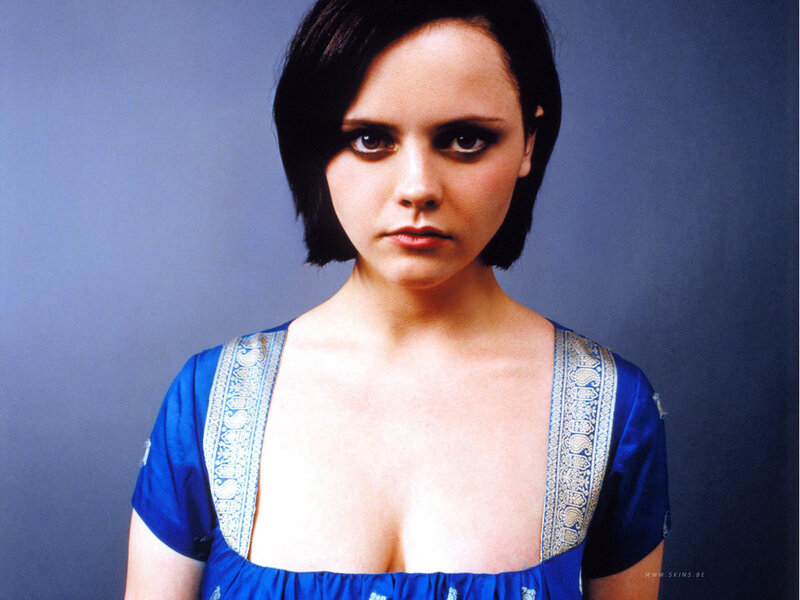 woman in blue dress
