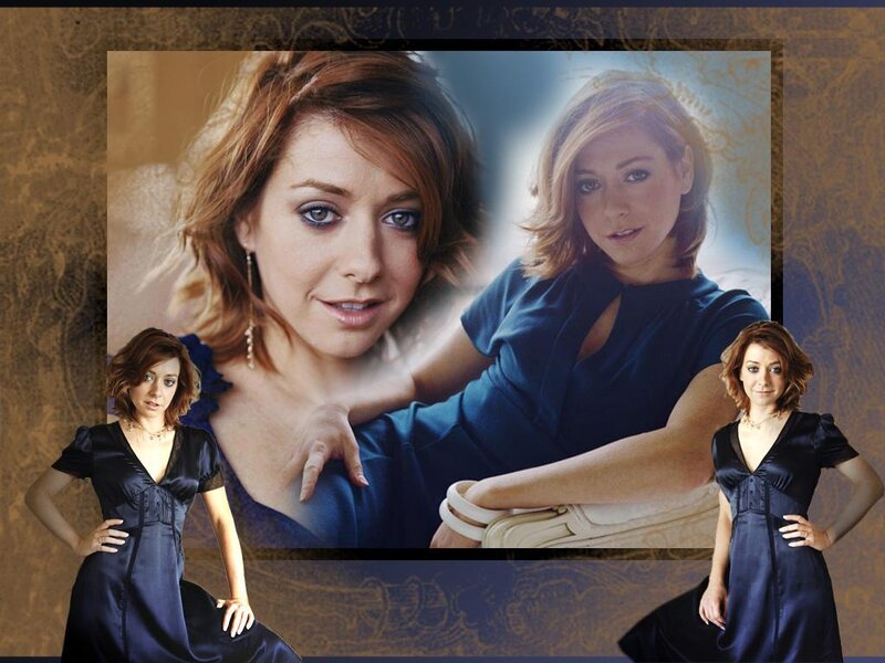 Woman in Blue Dress — Confident, Photograph, Earrings, Collage