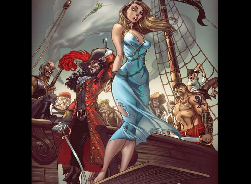 Woman in Blue Dress — Dramatic, Comic