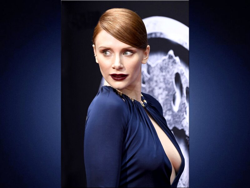 Woman in Blue Dress — Dramatic, Photograph, Lipstick