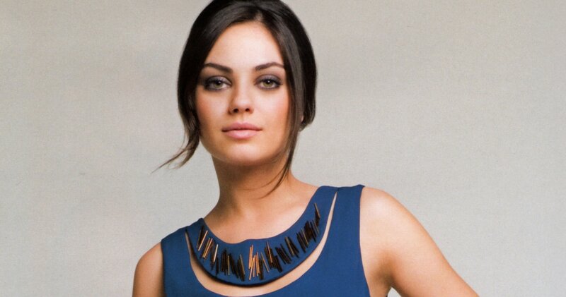 Woman in Blue Dress — Neutral, Photograph, Makeup