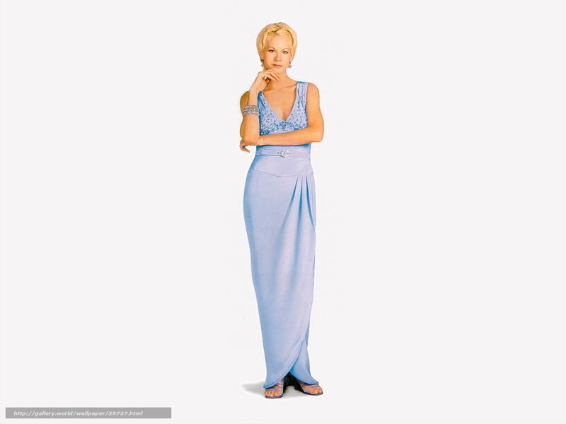woman in blue evening gown