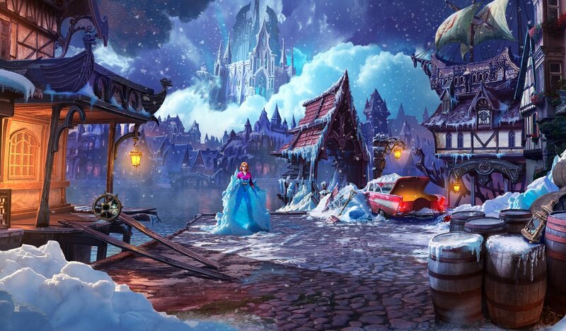 Woman in Blue Gown — Fantastical, Winter