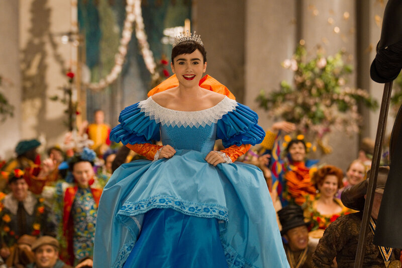 Woman in Blue Gown — Festive, Photograph