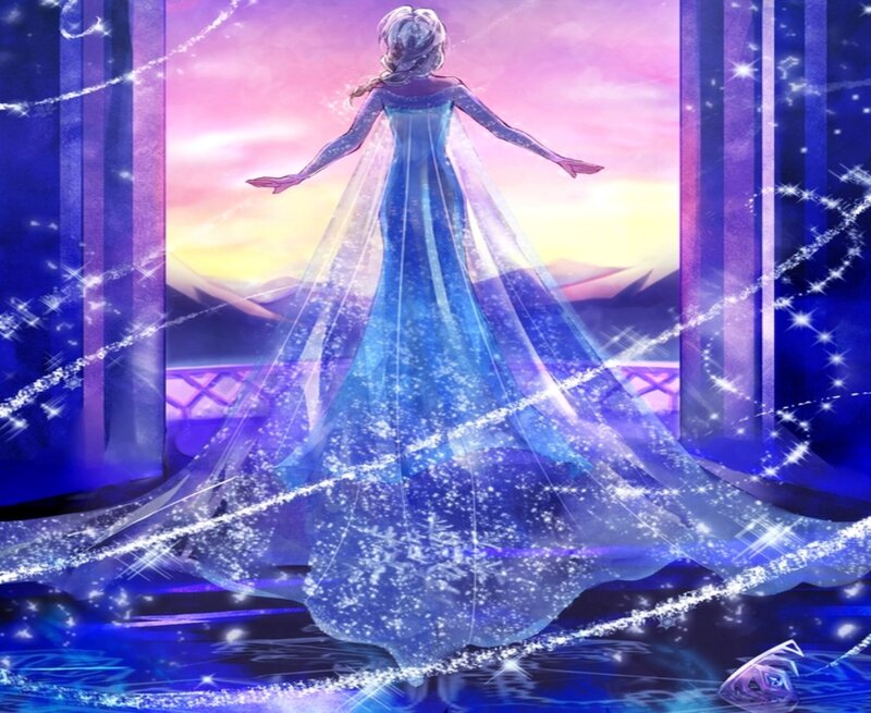 Woman in Blue Gown — Magical