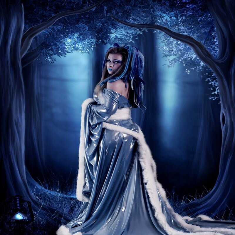 Woman in Blue Gown — Mystical