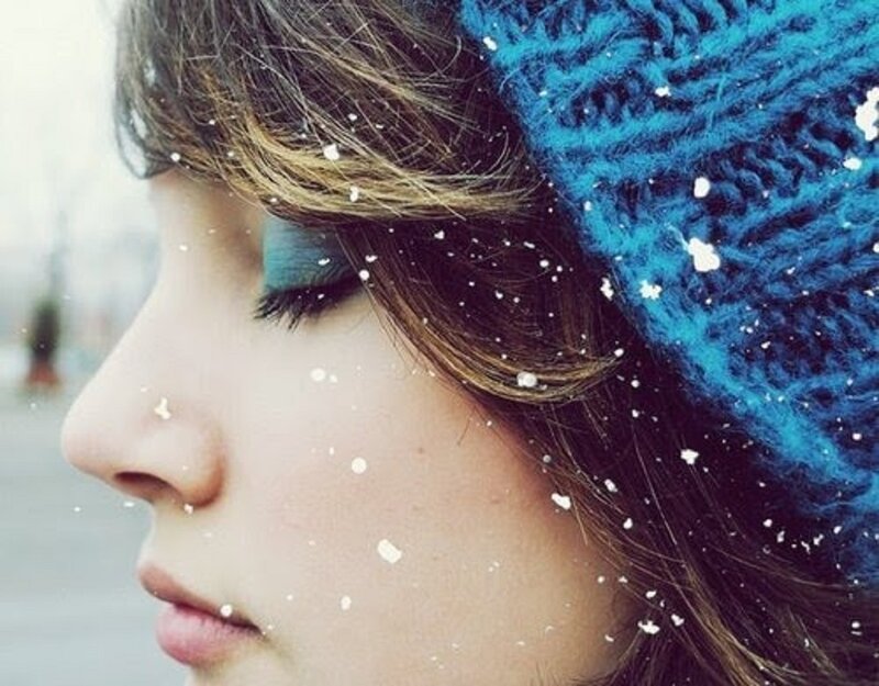 Woman in Blue Hat — Calm