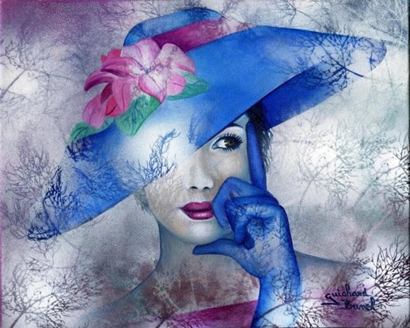 Woman in Blue Hat — Dreamy