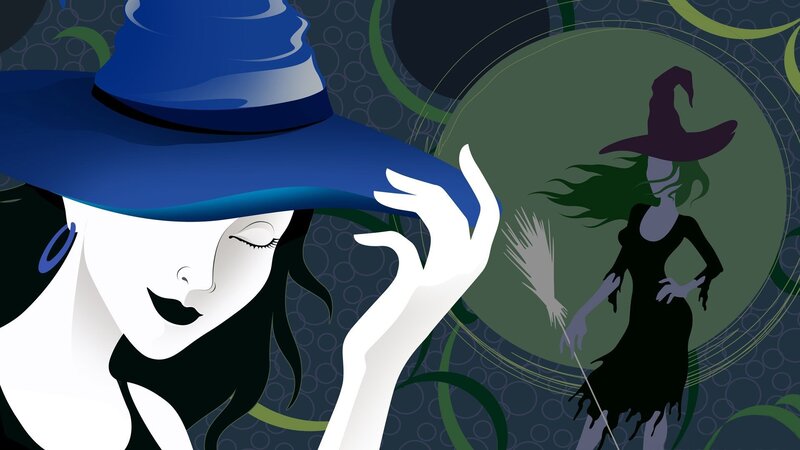 Woman in Blue Hat — Mysterious