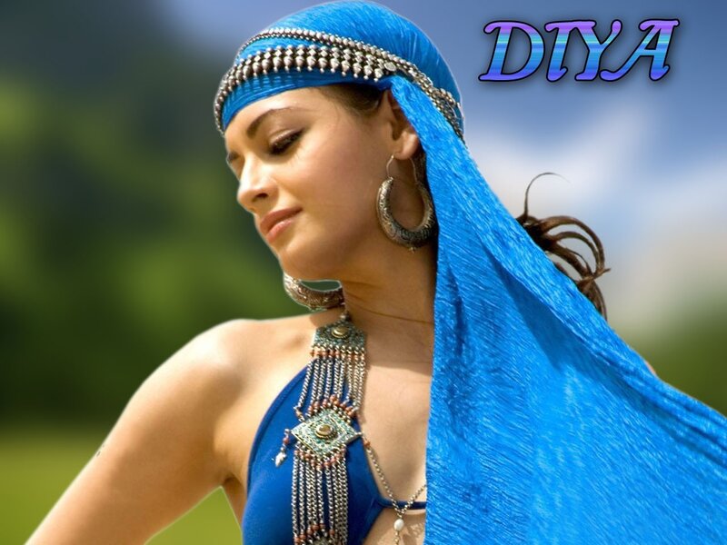 Woman in Blue Headscarf — Serene