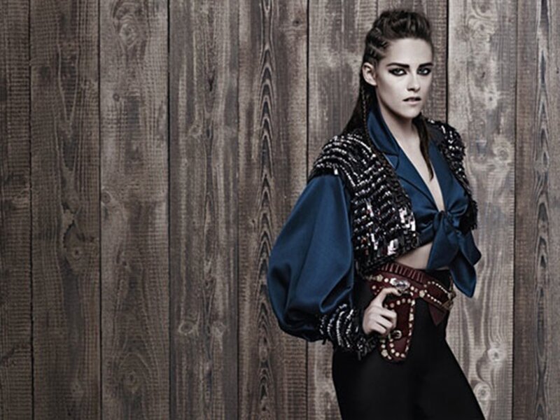 Woman in Blue Jacket — Dramatic, Photograph, Wood Wall