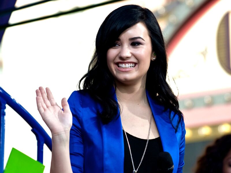 Woman in Blue Jacket — Happy