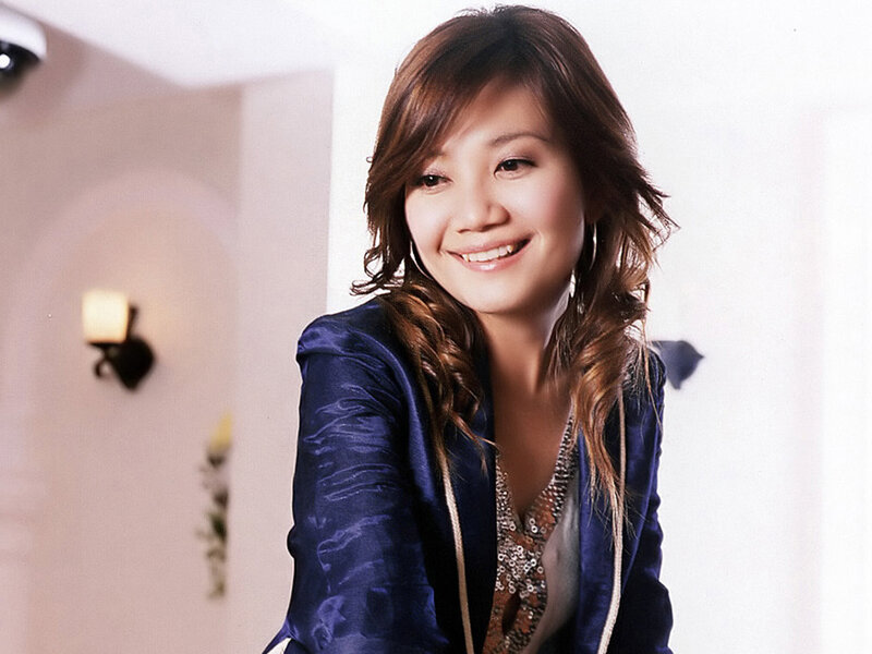 Woman in Blue Jacket — Smiling, Photograph