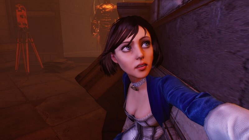 Woman in Blue Jacket — Tense