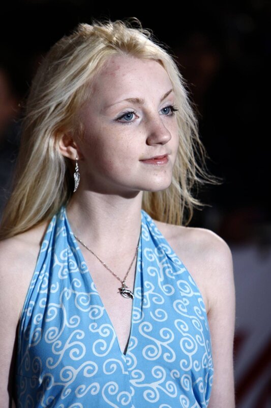 woman in blue patterned dress