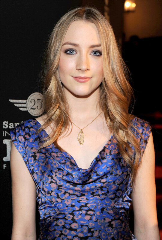 woman in blue patterned dress