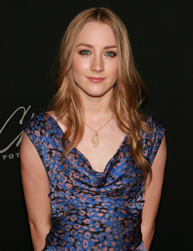woman in blue patterned dress