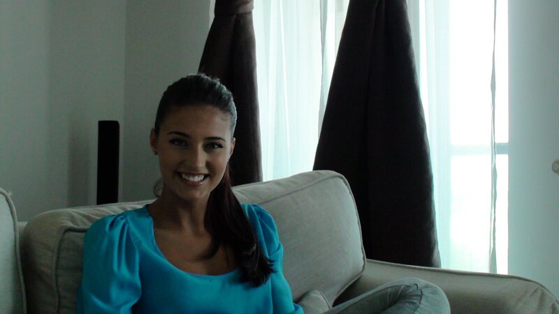 Woman in Blue Shirt — Calm, Afternoon