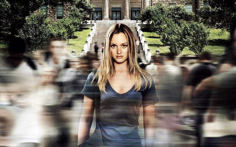 Woman in Blue Shirt — Dramatic, Afternoon