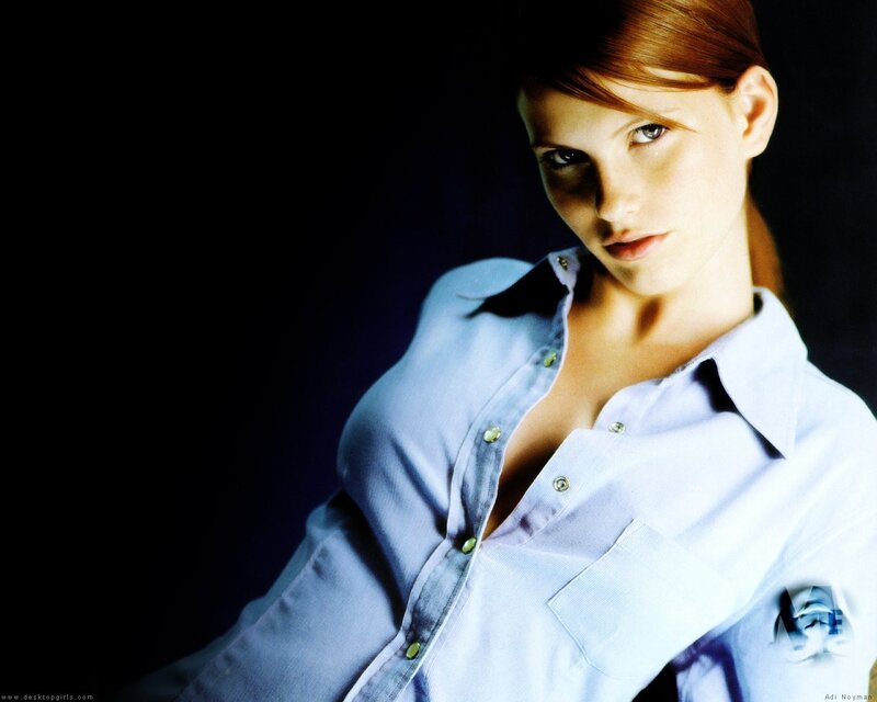 Woman in Blue Shirt — Dramatic
