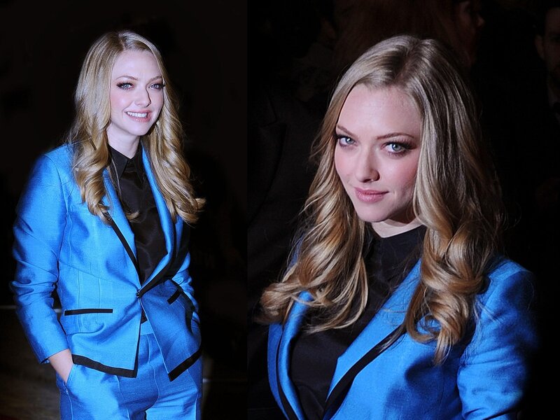 Woman in Blue Suit — Confident, Night