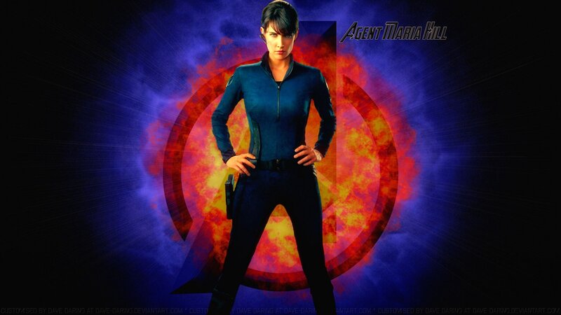 Woman in Blue Suit — Dramatic, Digital Art, Fire