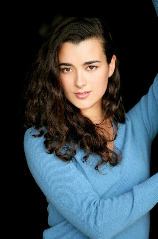woman in blue sweater