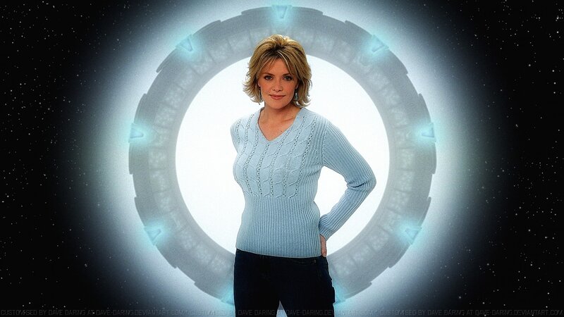 Woman in Blue Sweater — Dramatic, Night, Photograph