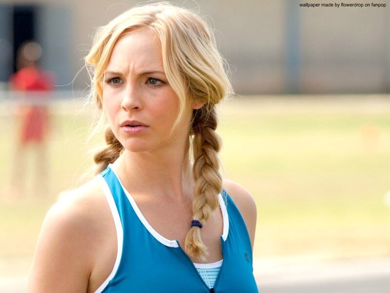 woman in blue tank top