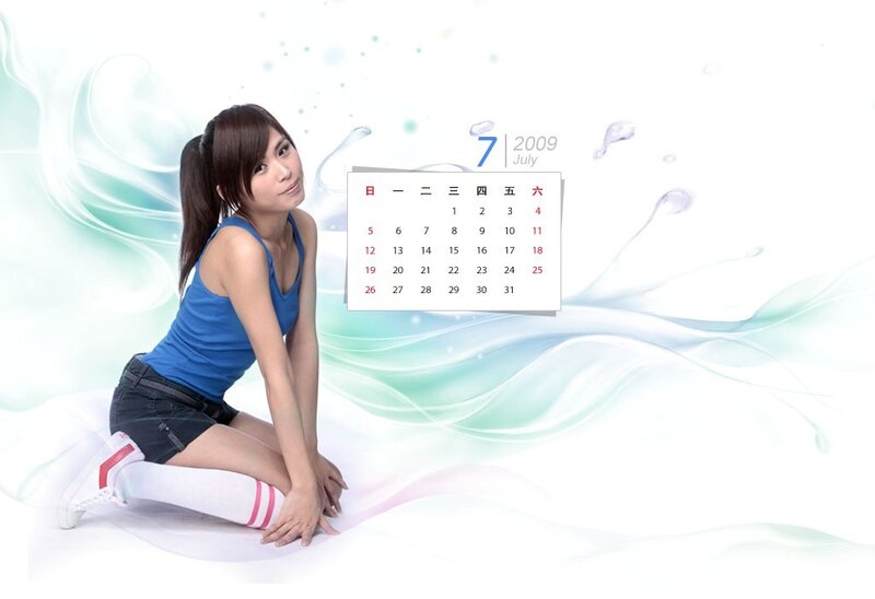 woman in blue tank top