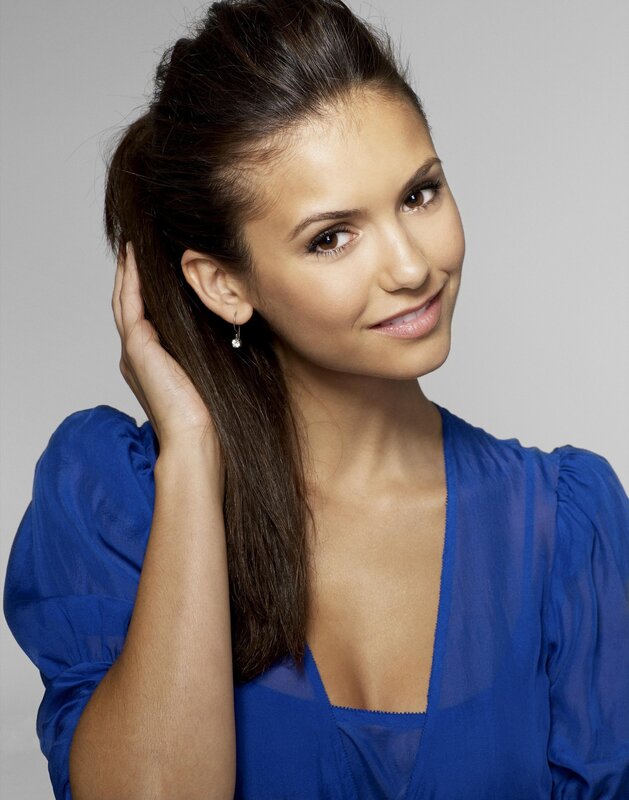 woman in blue top