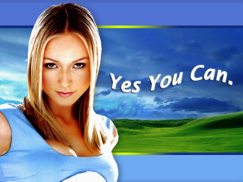 Woman in Blue Top — Inspirational