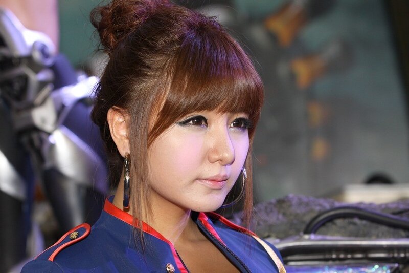 woman in blue uniform
