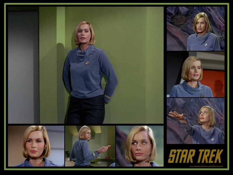 Woman in Blue Uniform — Dramatic, Photograph, Collage