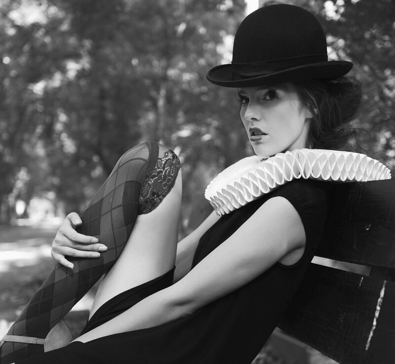 Woman in Bowler Hat