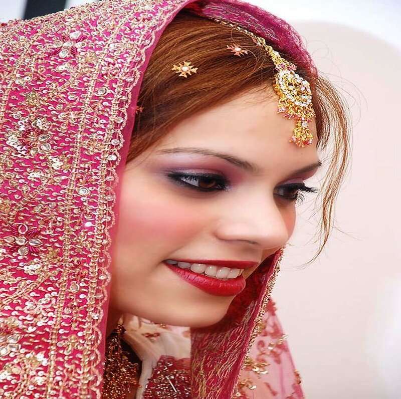 Woman in Bridal Attire — Pink