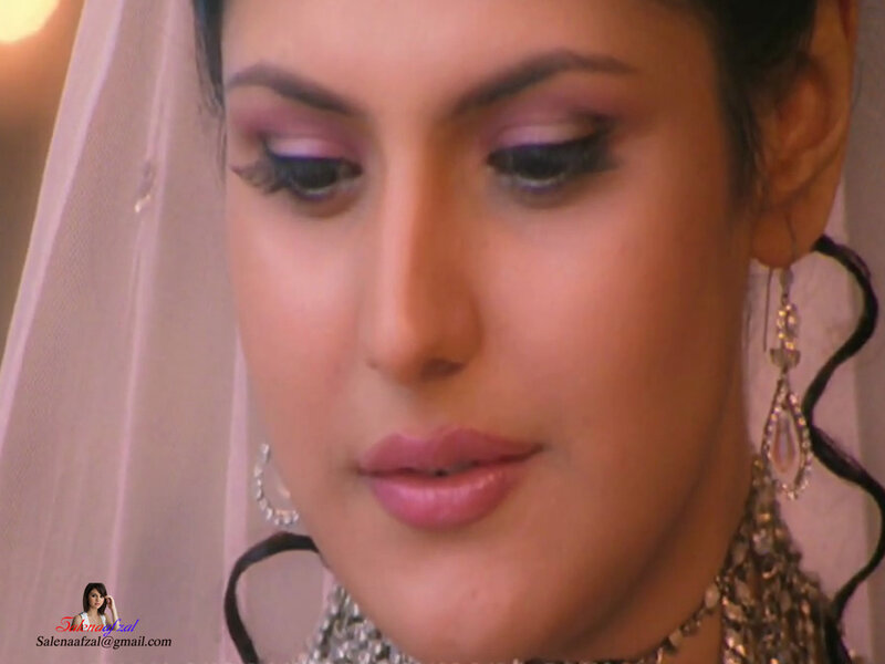 woman in bridal makeup