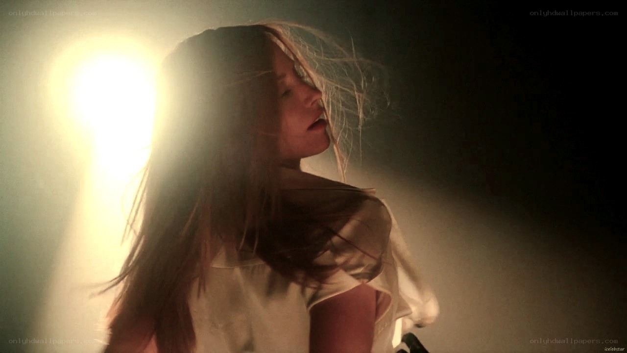 woman in bright light