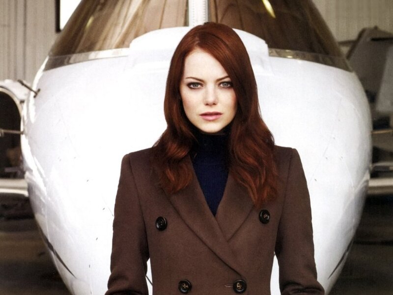 Woman in Brown Coat — Serious