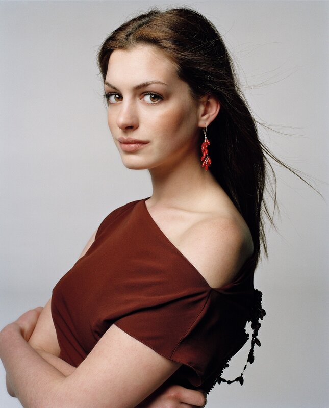 woman in brown dress