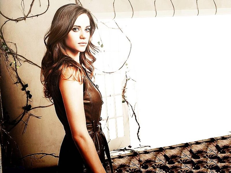 Woman in Brown Dress — Dramatic, Photograph, Vines