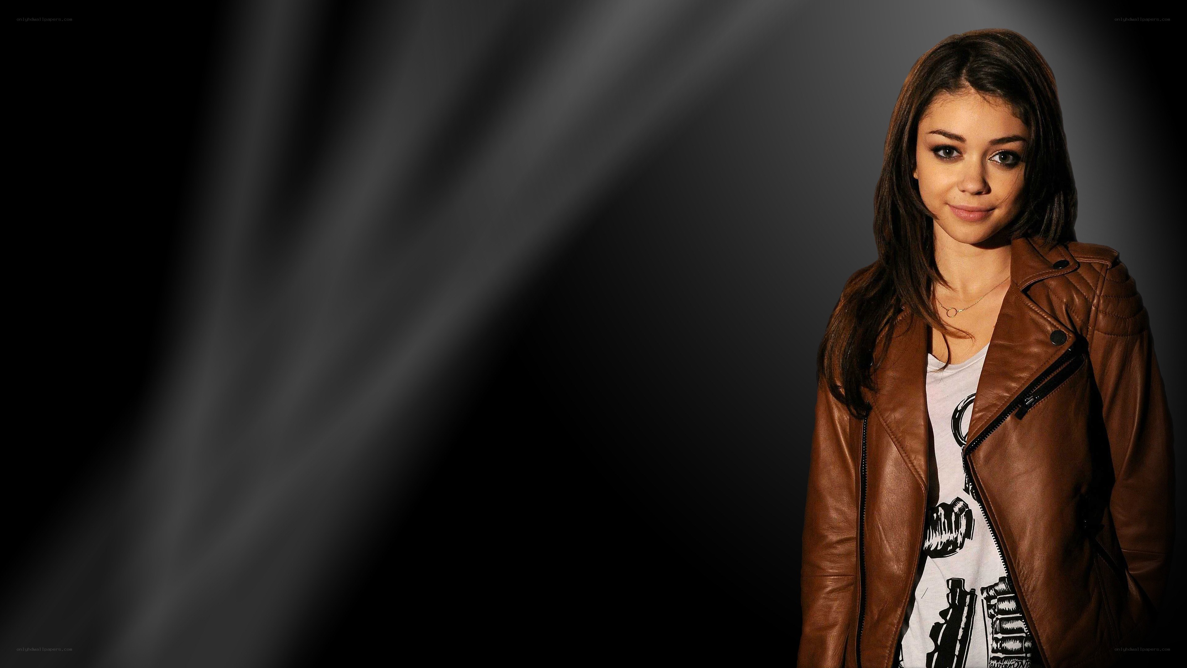 woman in brown leather jacket