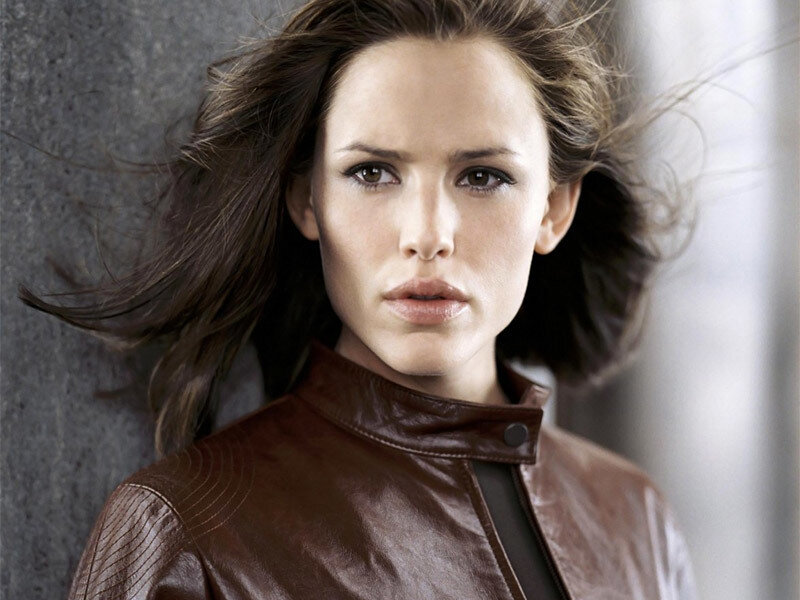woman in brown leather jacket