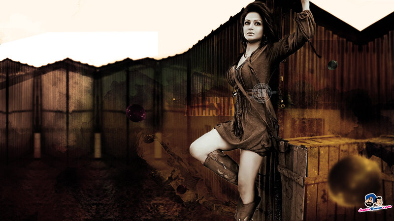 Woman in Brown Outfit — Dramatic, Sunset