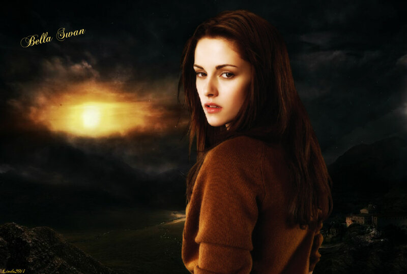 Woman in Brown Sweater — Dramatic, Sunset