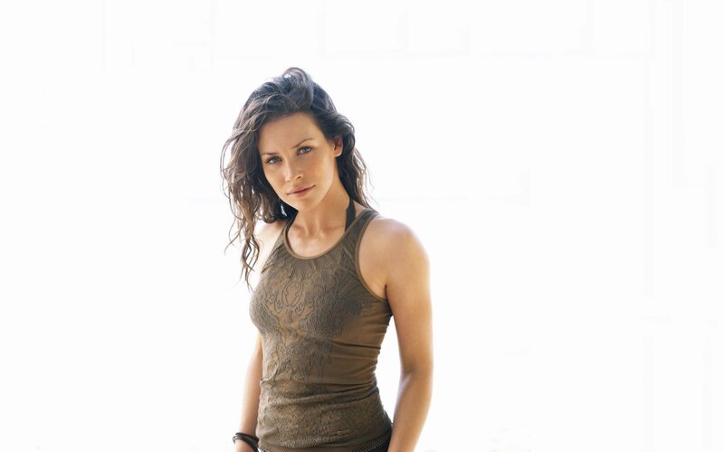 woman in brown tank top