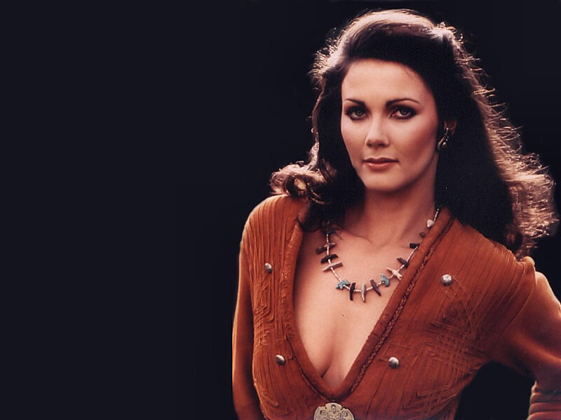woman in brown top